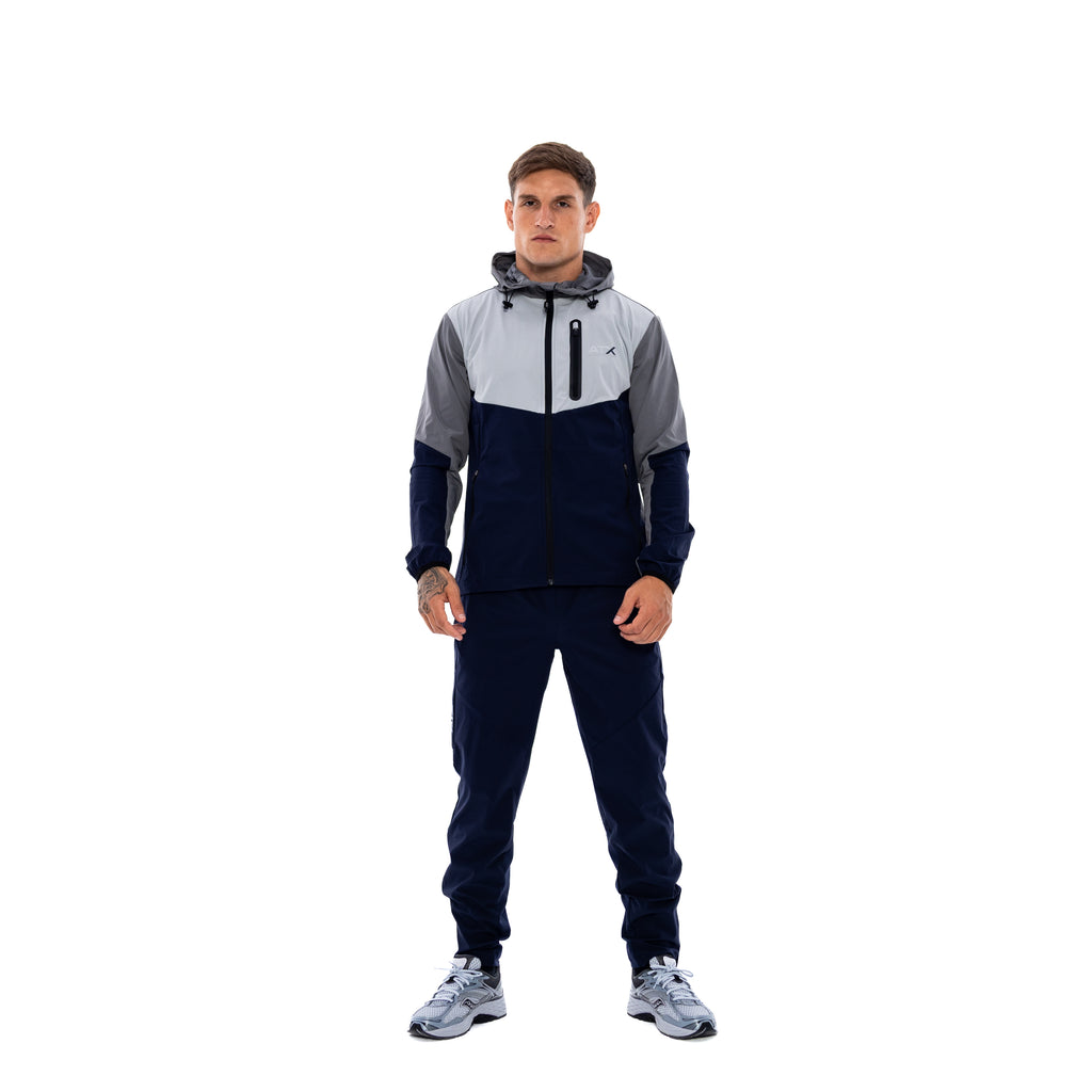 Traverse Track Top - Dark Grey/Navy