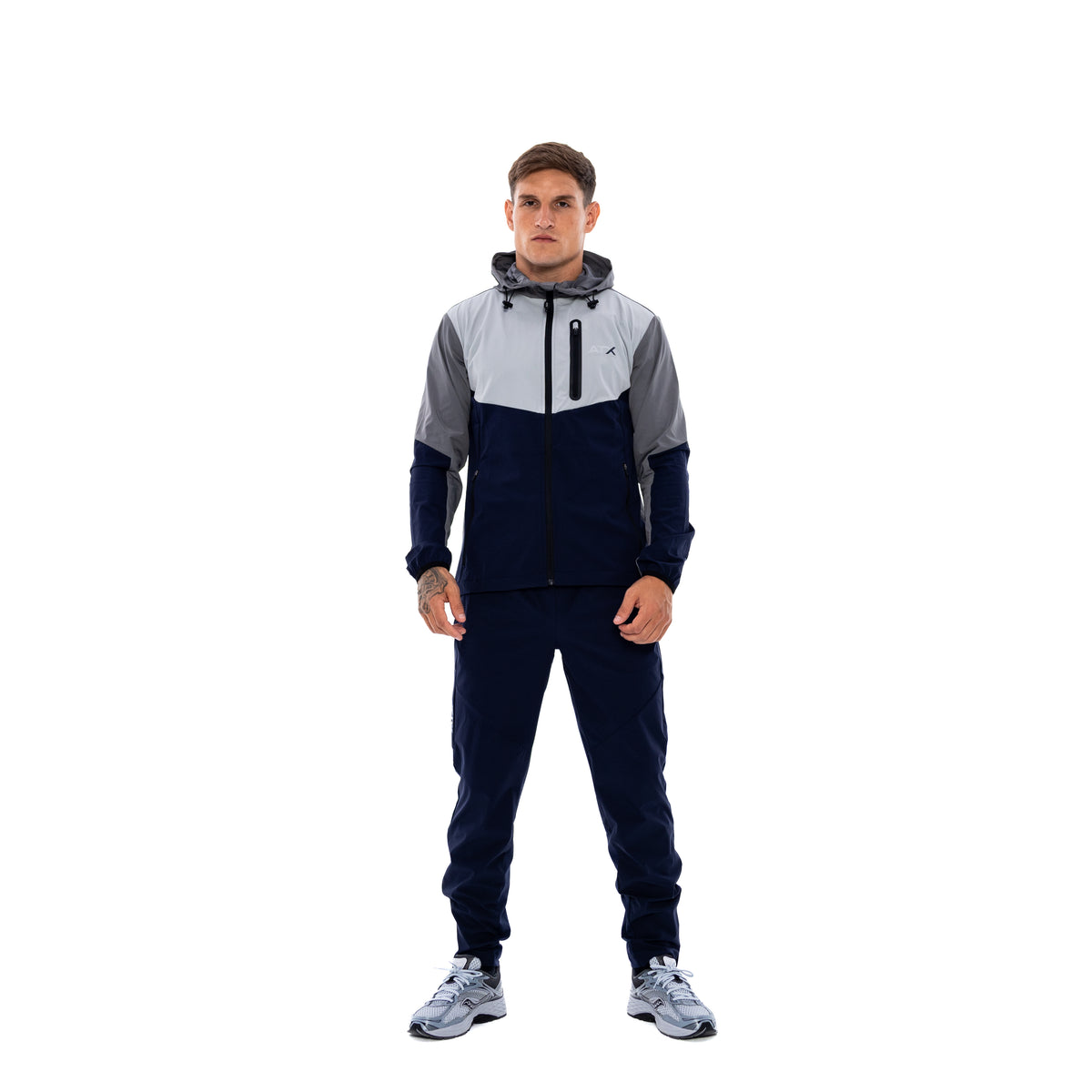 Traverse Track Top - Dark Grey/Navy