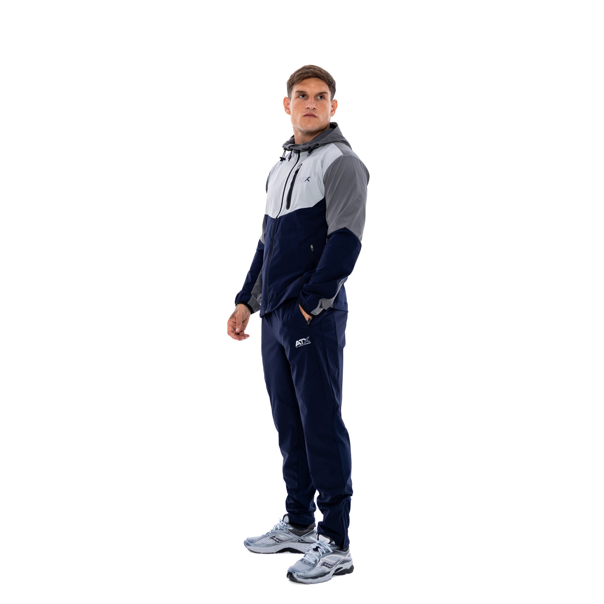 Traverse Track Top - Dark Grey/Navy