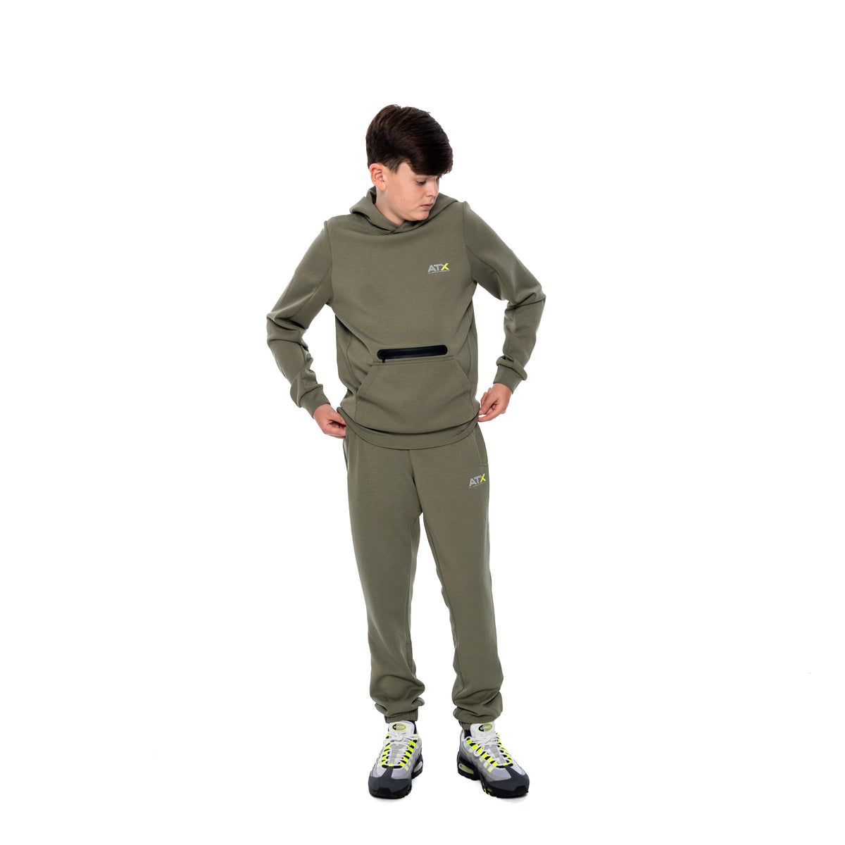 Juniors Tundra OH Hoodie - Khaki Green