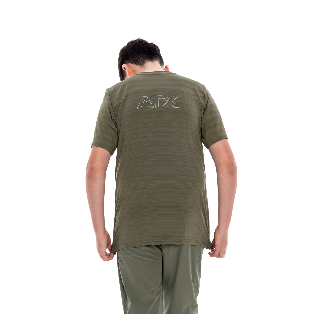 Juniors Alpine T-Shirt - Khaki Green/Grey