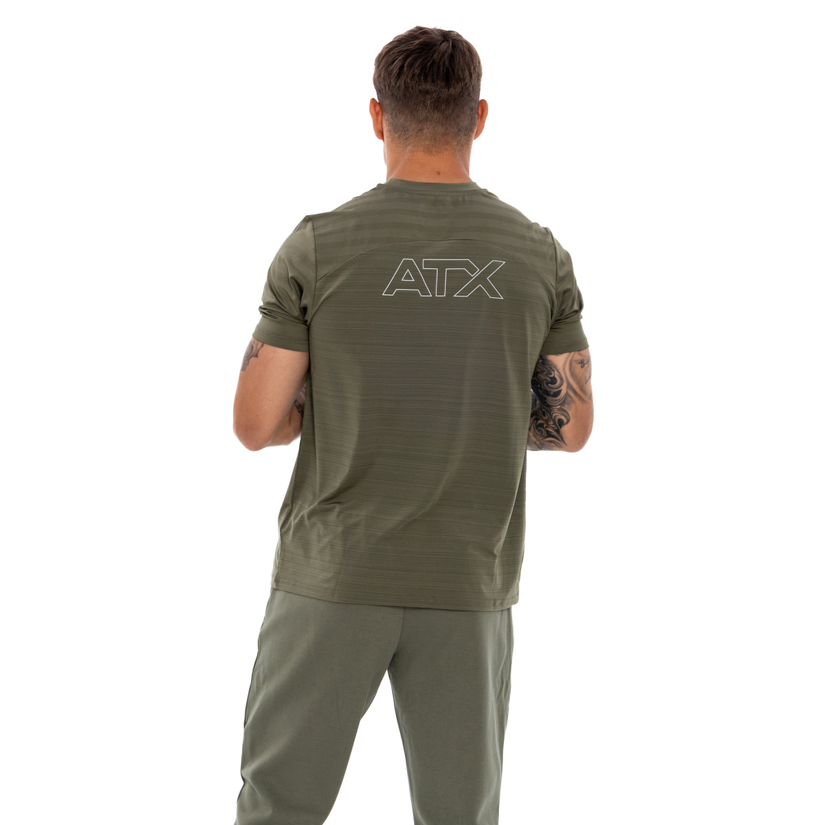 Alpine T-Shirt - Khaki Green/Grey