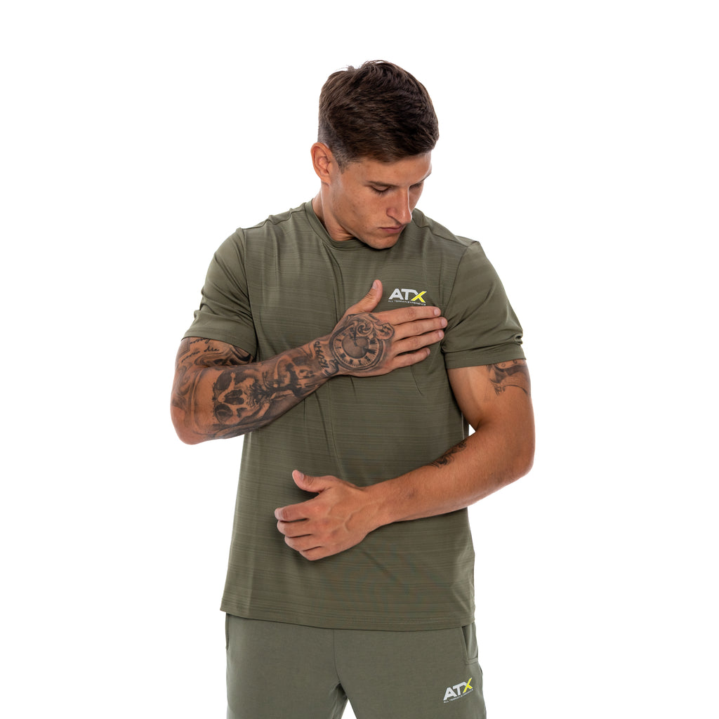 Alpine T-Shirt - Khaki Green/Grey