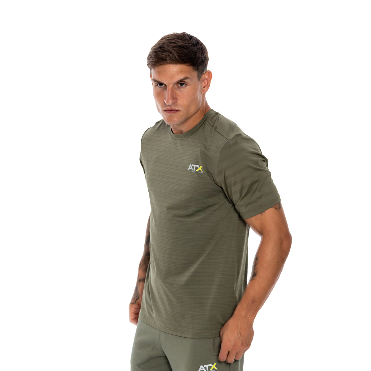 Alpine T-Shirt - Khaki Green/Grey