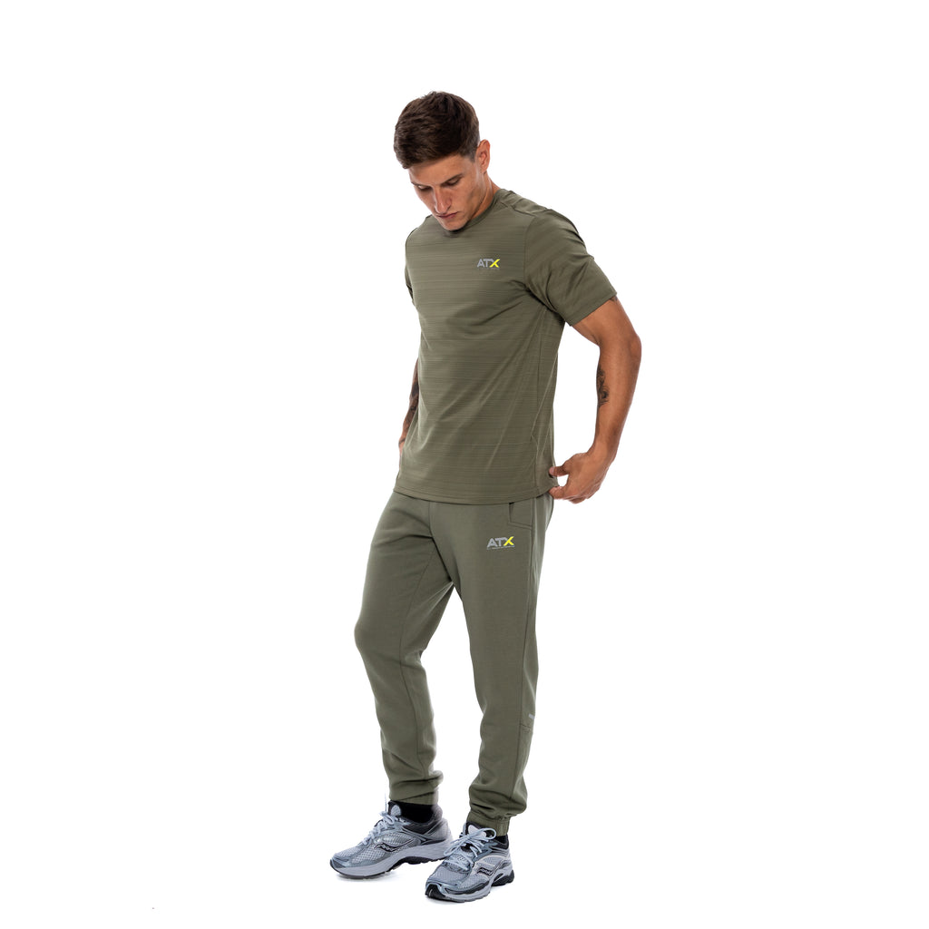 Alpine T-Shirt - Khaki Green/Grey