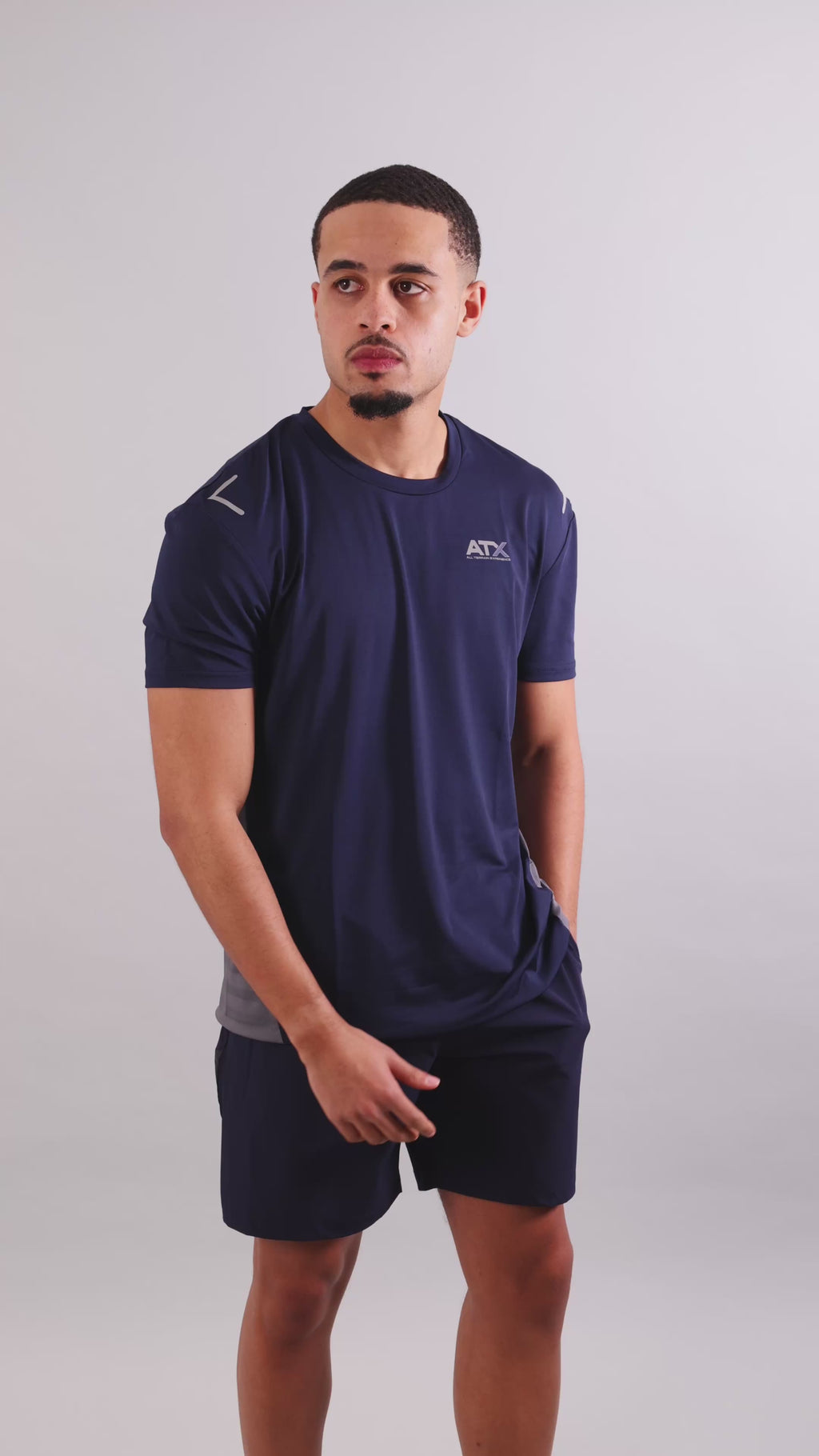 Granite Drift Twin-Set - Navy/Dark Grey