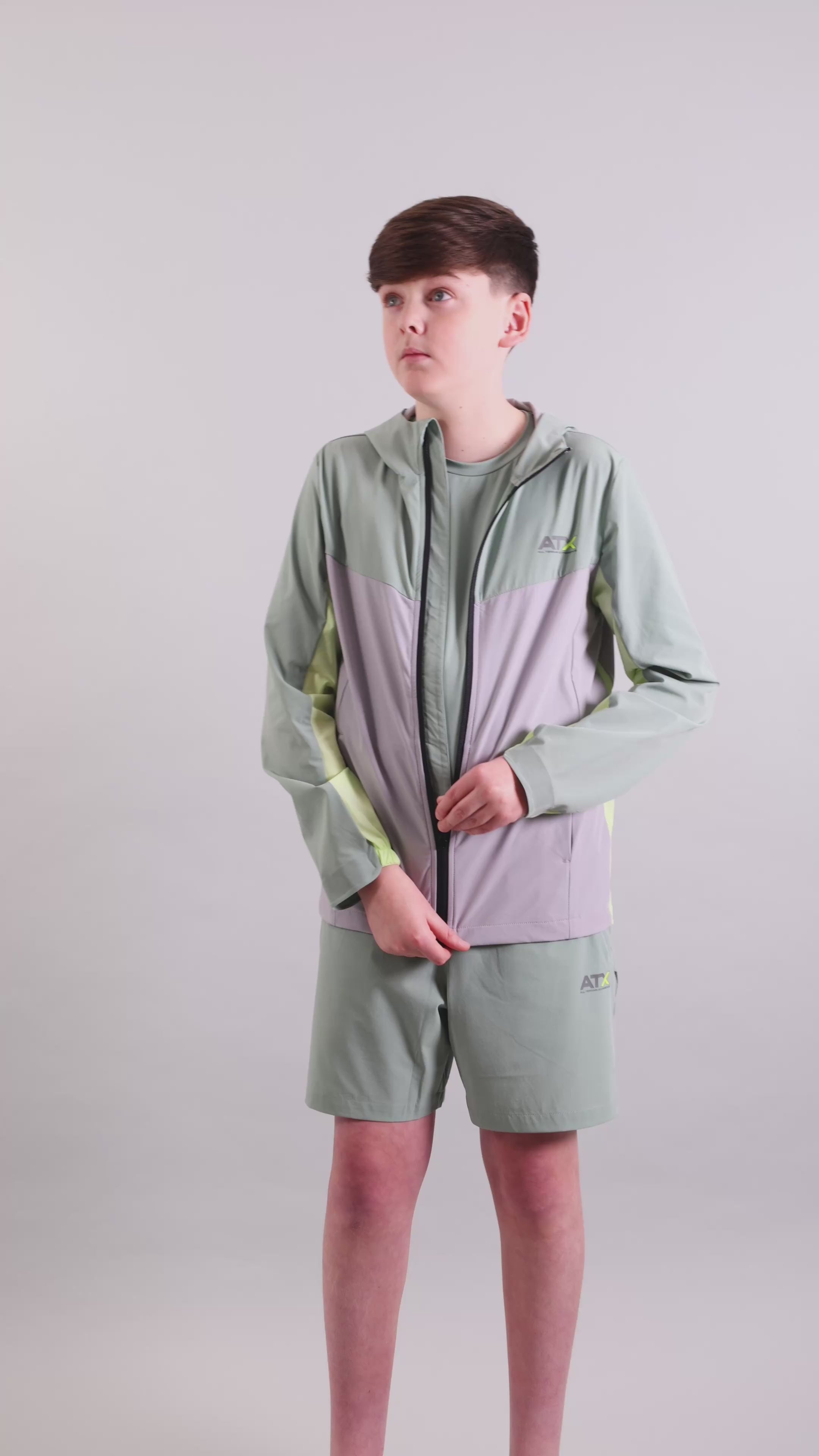 Juniors Horizon Tri-Set - Green/Grey